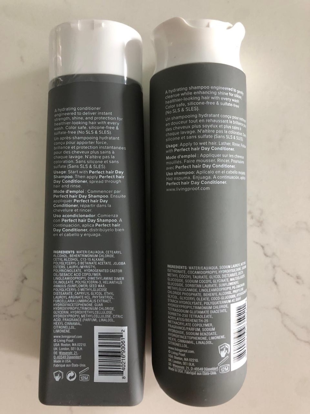 Living proof Perfect Hair Day Shampoo & Conditioner - Gray with White Caps - Picture 2 of 2